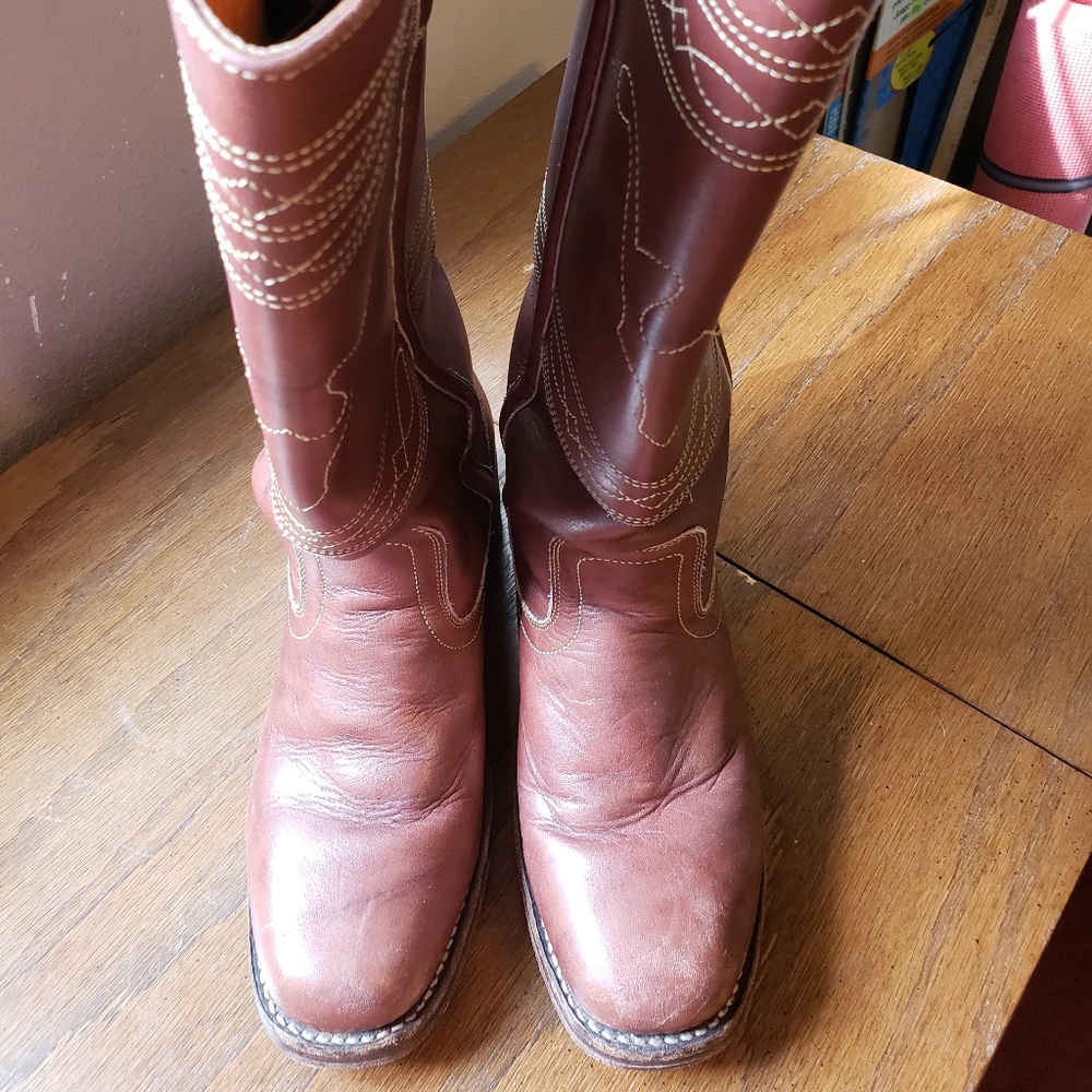 Frye Boots Campus style with stitching